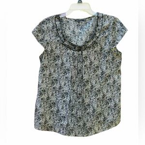 Anne Klein Cold-Shoulder Women’s Shirt